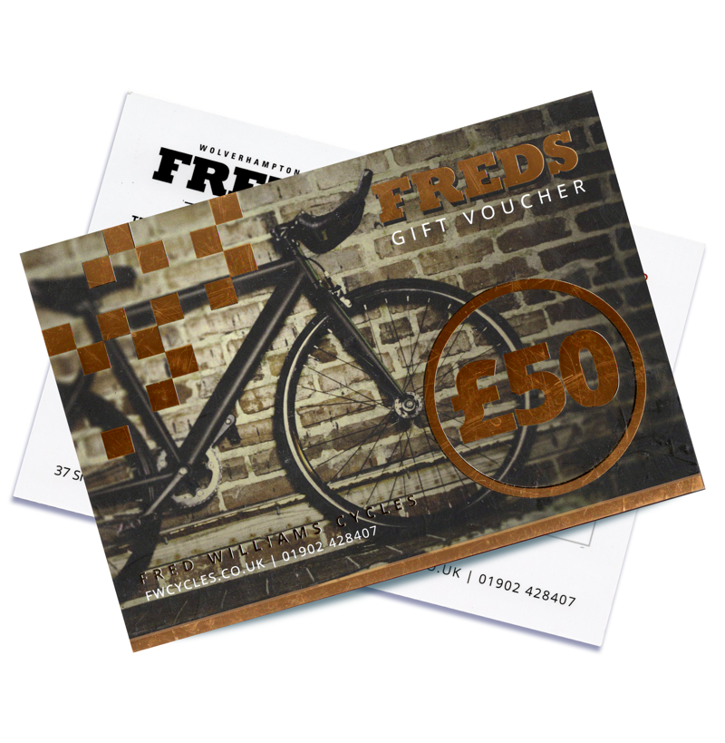 Fred Williams Cycles Gift voucher - 50