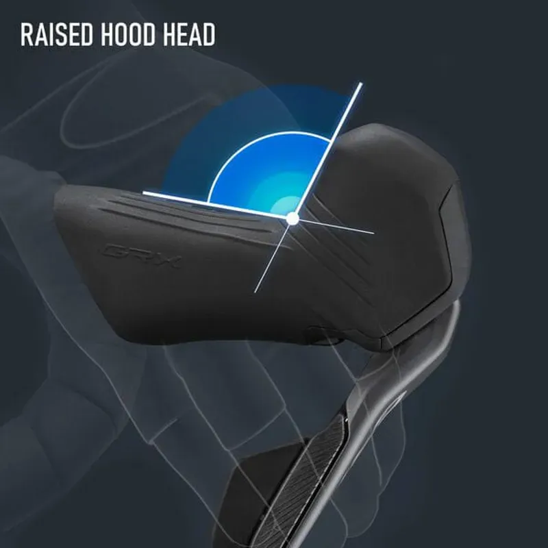 STI LVR GRX STRX825/BRRX820bled 12sRH/ FR Black 12-speed right-4