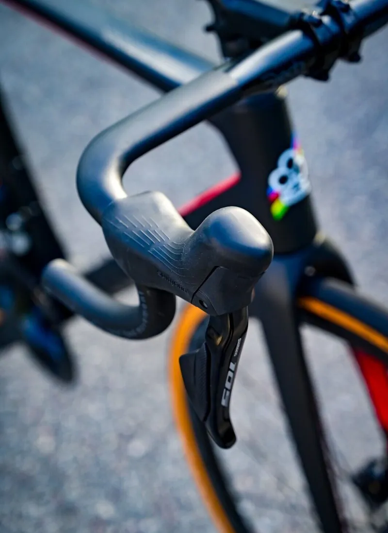 Colnago V3 Disc Complete Road Bike With 105 Di2 Groupset Red-1