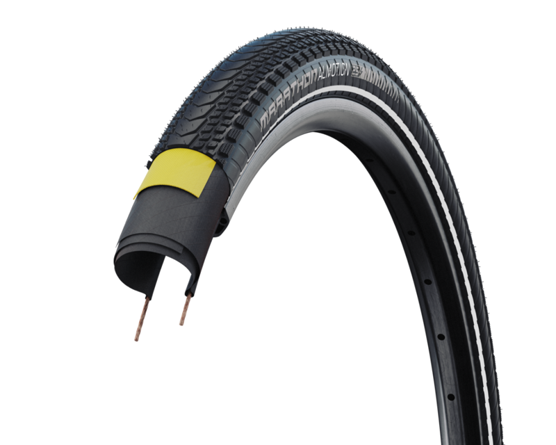 Schwalbe Marathon Almotion 700x38c Folding Tire in Black