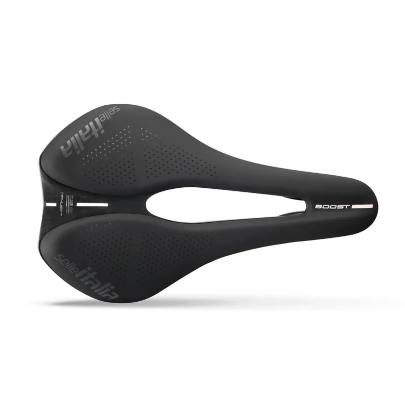 Selle Italia Novus Boost Evo Tm Superflow Gravel Saddle in Grey/Black