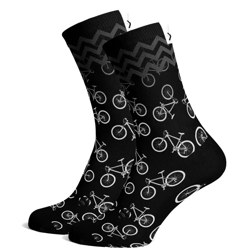 Sox Footwear Mono-Chrome Premium Crew Socks in Black