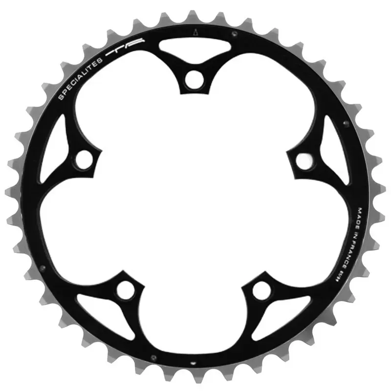 TA Vento 135-pcd 9/10-speed Campagnolo Chainring in Black-1