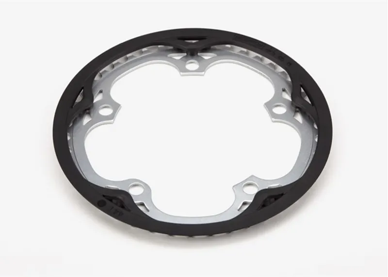 Brompton Chain Ring + Guard Spider 44T Silver